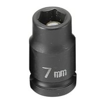 Grey Pneumatic SOC 7MM 1/4D IMP MAG 6PT BLK - $705.25 MXN