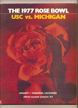 1977 Rose Bowl Game program USC Trojans Michigan - £49.73 GBP