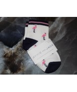 Janie And Jack Flamingo White Socks Size 12/24 Months NEW - $8.63 CAD