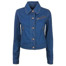 $495 RAG &amp; BONE New York Daley INDIGO BLUE Handmade in U.S.A. Jean JACKET - £210.24 GBP