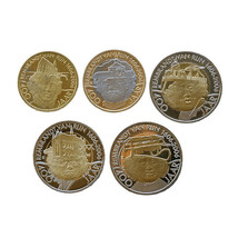 Netherlands Rembrandt 5 Coins Lot 2006 1/2 1 2 Leiden City Euro 04294 - £24.88 GBP