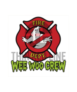 ? Wee Woo Crew Ghostbusters Fire Dept Badge – Digital Download - $3.00
