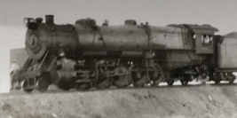 Pennsylvania Railroad PRR #7181 2-10-2 Baldwin  Locomotive Train B&amp;W Photograph - £11.08 GBP
