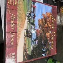 1000 PC Jigsaw Puzzle Amish Country Heading Home Doyle Yoder 20X27 NIB - £14.33 GBP