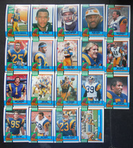 1990 Topps Los Angeles Rams Team Set of 19 Football Cards - £3.92 GBP