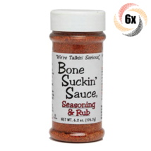 6x Shakers Bone Suckin' Sauce Regular Seasoning & Rub | 6.2oz | Fast Shipping - £42.13 GBP