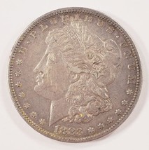 1883-S Plateado Morgan Dólar En Extra Fina XF Estado, Luz Gris Color - $148.49