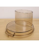 Vtg Cuisinart Food Processor DLC-8 Work Bowl Cover LID Amber Replacement... - $480.08 MXN