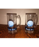 2 Vintage Myrtle Beach Souvenir Beer Mug Steins 12 Ounce - $17.71 CAD