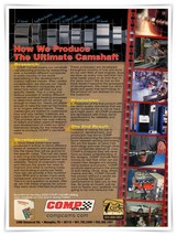 COMP Cams How We Produce Ultimate Camshaft Vintage 2000 Full Page Magazi... - €6,57 EUR