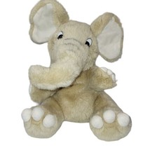 Vintage Kids Of America Plush Elephant Tan Stuffed Animal Plastic Eyes Toy 12&quot; - £10.44 GBP