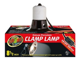 Zoo Med Deluxe Porcelain Clamp Lamp for Reptiles - 150 watt - $32.10