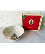 Spode 2009 Christmas Tree Revere Bowl NEW in Box - 6&quot; Holiday Candy Dish - £22.68 GBP