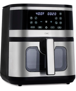 Digital Air Fryer 8.5-Qt Stainless Steel Air Fryer, Black - €121,64 EUR