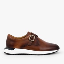 The Luxe Tan Buffalo Leather Women Sneaker image 10