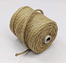 PG COUTURE Natural Strong Jute Twine Rope, (10mtr, 5mm) Linen Twine Rustic Strin - £10.39 GBP