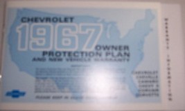 1967 Corvette Book Warranty - $93.06