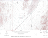 Bonnie Claire NW, Nevada 1968 Vintage USGS Topo Map 7.5 Quadrangle Topog... - £18.86 GBP