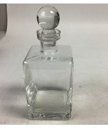 Vintage Glass Decanter With Stopper - 9.5”H - €12,82 EUR