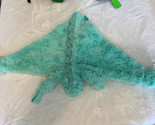 Manhattan Toy Security Blanket Plush Dinosaur Teal Aqua Stegosaurus Soft... - $13.81