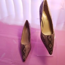  Coup D&#39;Etat Women&#39;s Slip On SLIP Pumps Shoes Snake Print #390324-2 Size 6M - $18.56