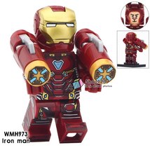 1pcs Iron Man Attack Marvel Superhero Avengers Infinity War Minifigures Block - £2.23 GBP