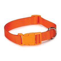 Dog Collar Bulk Packs 50 Orange Nylon Shelter Rescue Vet 4 Adjustable Si... - $147.15+
