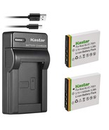 Kastar Battery (X2) &amp; Slim USB Charger for Kodak KLIC-7001 and Kodak Eas... - £20.43 GBP