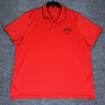 Georgia Bulldogs Nike Polo Shirt Mens 2XL Red Dri Fit Short Sleeve College NCAA - £13.11 GBP