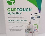 ONETOUCH VERIO FLEX BLOOD GLUCOSE MONITORING SYSTEM COLOR SURE BRAND NEW... - $24.74