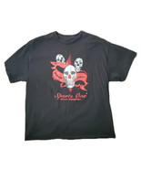 Sports One T-Shirt Men XL Extra Large Blueline Series Black Red Short Sl... - $277.62 MXN