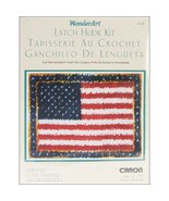 Wonderart Latch Hook Kit 15&quot;X20&quot;-Our Flag - $51.41 CAD