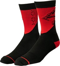 JINX The Witcher 3 Wolf Attack Embroidered Athletic Crew Socks - £11.86 GBP