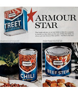 1961 Armour Star Treet Chili Beef Stew Advertisement Look Mag Centerfold... - €25,85 EUR