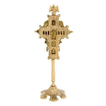 Brass Altar Standing Cross (361 B) - $44.74