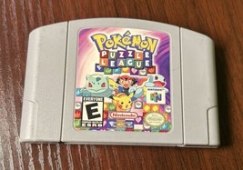 Pokemon Puzzle League (Nintendo 64, 2000) N64 Genuine Authentic - $23.19