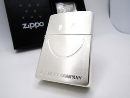 Smiley Company Silver Plated Zippo 2006 MIB Rare - £142.82 GBP
