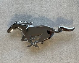 7.5&quot; chrome pony galloping horse grill emblem for Ford Mustang. Light Blem - $12.05