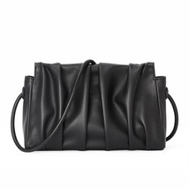 New Arrivals Leather Pouch Cloud Bag Fashion Women Clutch Bag Designer Ladies Cr - £95.47 GBP