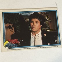 Knight Rider Trading Card 1982  #34 David Hasselhoff - £1.55 GBP