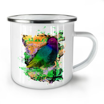 Bird Colorful Art NEW Enamel Tea Mug 10 oz | Wellcoda - £20.18 GBP