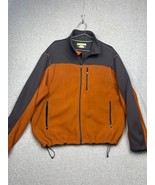 Tek Gear Fleece Full Zip Sweater Jacket Mens Large Casual Comfort Outdoo... - $34.88