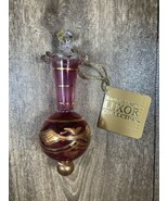 Kurt Adler Luxor Collection Christmas Ornament Purple Egyptian Glass Gol... - £12.95 GBP