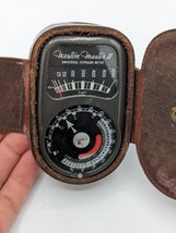 Vintage Weston Master II Model #735 Universal Exposure Meter w/ Leather Case - £13.88 GBP