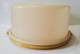 Vintage Tupperware Cake Holder Cookie Carrier MADE IN USA 1256-5 1257-5  - £13.05 GBP