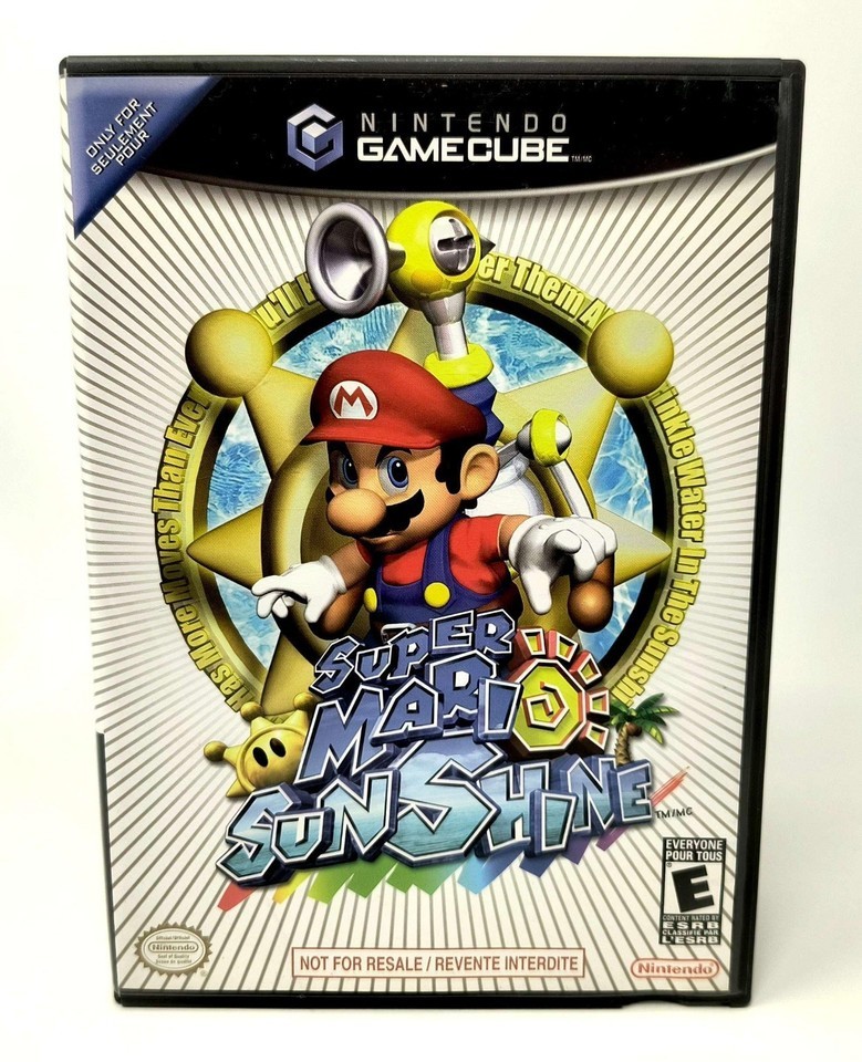 Super Mario Sunshine Not For Resale Nintendo GameCube CIB Complete - $38.01