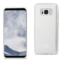 [Pack Of 2] Reiko Samsung Galaxy S8/ Sm Shine Glitter Shimmer Stripe Hybrid C... - £20.19 GBP