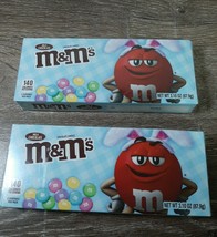 M&amp;M&#39;s Milk Chocolat 3.10 oz Box, Easter Candy, 2 Packs. Pastel Colors SH... - £14.97 GBP