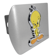 tweety bird brushed trailer hitch cover usa made - £63.94 GBP