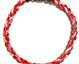 3 Rope Braid Tornado Boys Baseball Energy Necklace 18&quot; 20&quot; Red Baseball ... - £7.95 GBP